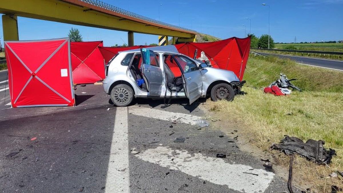 Wypadek pod Oleśnicą.