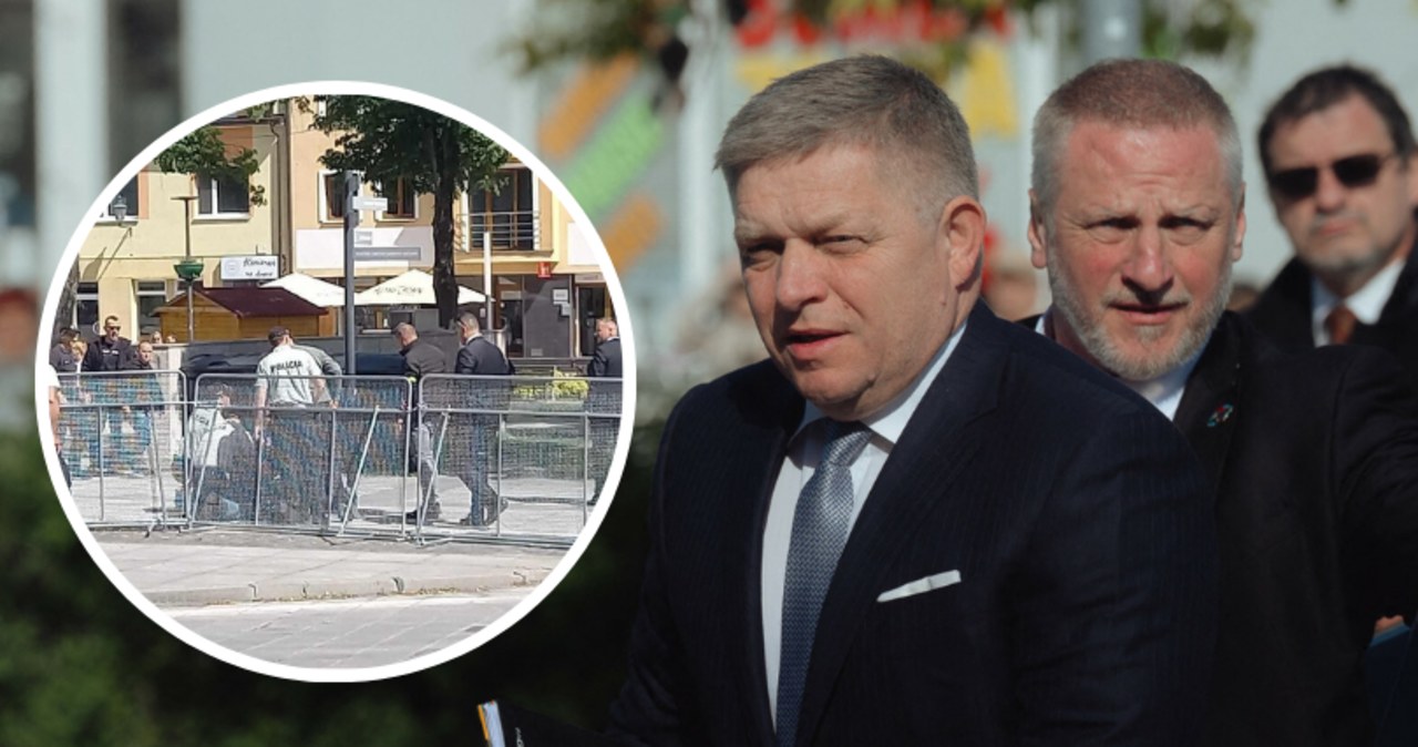 Zamach na premiera Słowacji. Nagrania z miejsca zdarzenia
