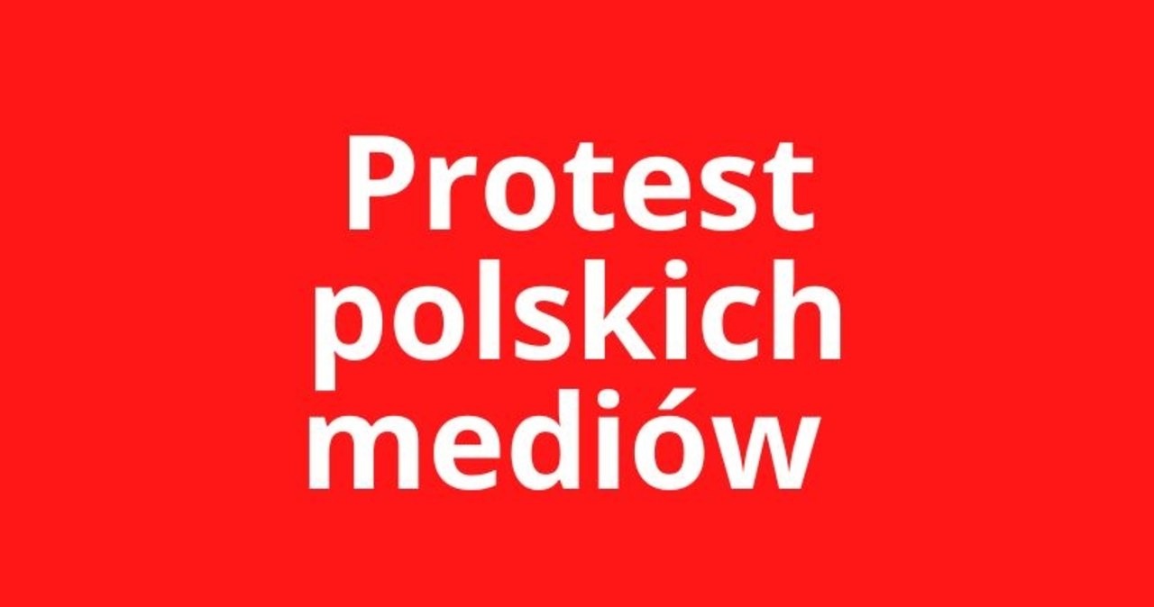 Protest polskich mediów – przeczytaj apel do polityków