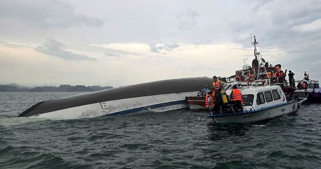 tragedia u wybrzeży wietnamu. Łódź z rodzinami poszła na dno