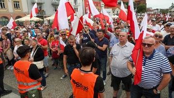zatrzymania na pikietach konfederacji. policja podała dane