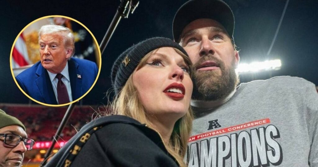 euforia po zaręczynach swift i kelce'a. zaskakująca reakcja donalda trumpa