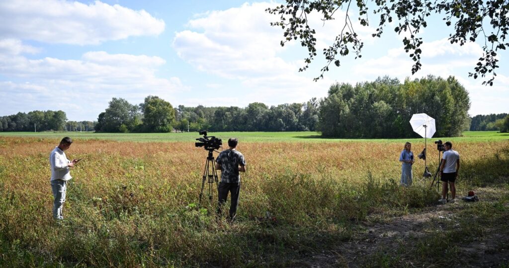 dron w polatyczach: nowe informacje. "pole nadal przeczesywane"