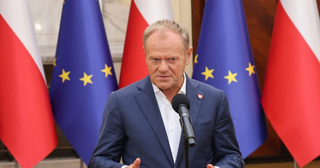 dosadna reakcja tuska na słowa trumpa