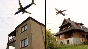 lądujące samoloty niszczą dachy. lotnisko umywa ręce