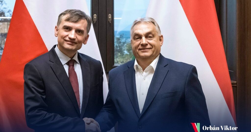 Ziobro spotkał się z Orbanem w Budapeszcie. "W absurdalnych czasach żyjemy" ziobro spotkał się z orbanem w budapeszcie. "w absurdalnych czasach żyjemy"