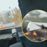 rosyjski dron samobójca zniszczony jednym strzałem. sensacyjne nagranie